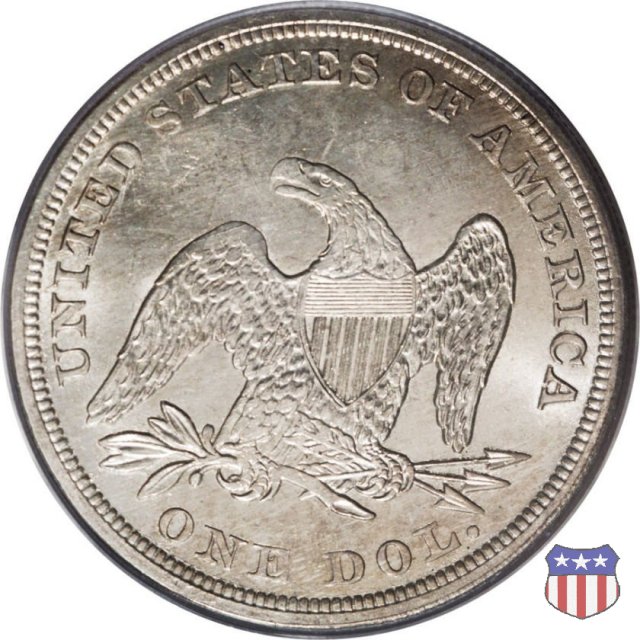 Liberty Seated (1840-1873) 1857 (Philadelphia)