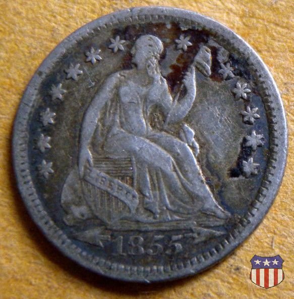 Liberty Seated - Variety 3 (1853-1855) 1855 (New Orleans)