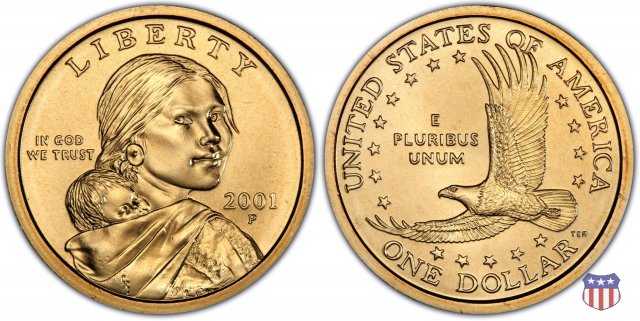 Sacagawea and Native Americans (2000 to Date) 2001 (Philadelphia)