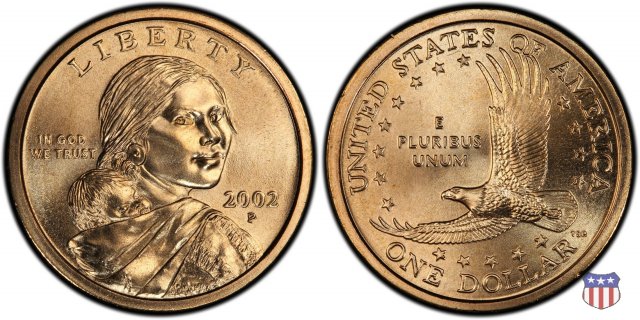 Sacagawea and Native Americans (2000 to Date) 2002 (Philadelphia)