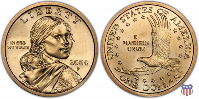 Sacagawea and Native Americans (2000 to Date) 2004 (Philadelphia)