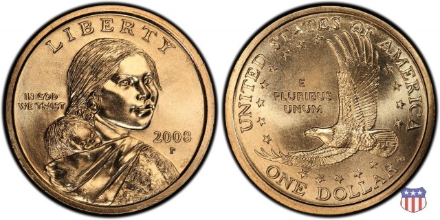 Sacagawea and Native Americans (2000 to Date) 2008 (Philadelphia)