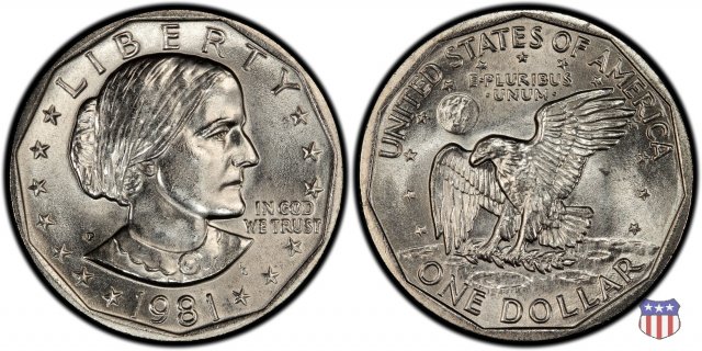 Susan B. Anthony (1979-1999) 1981 (Philadelphia)