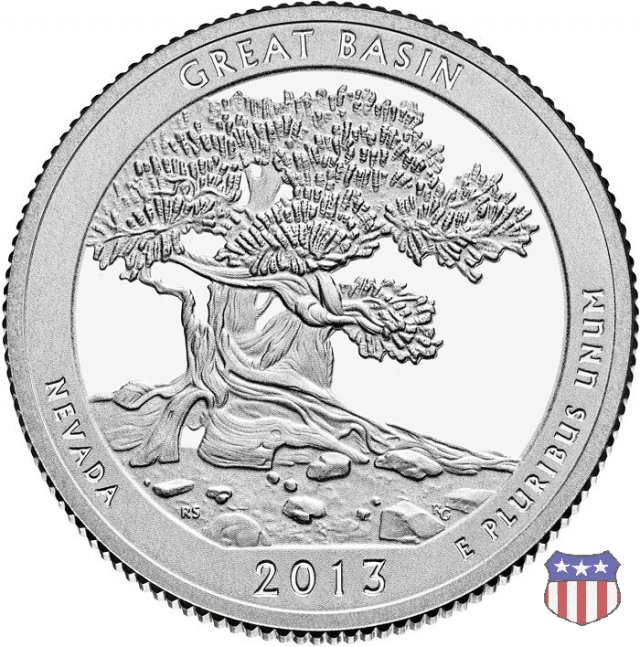 America the Beautiful Quarters Program (2010-2021) 2013 (Philadelphia)