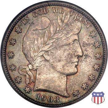 Barber or Liberty Head (1892-1915) 1903 (Philadelphia)