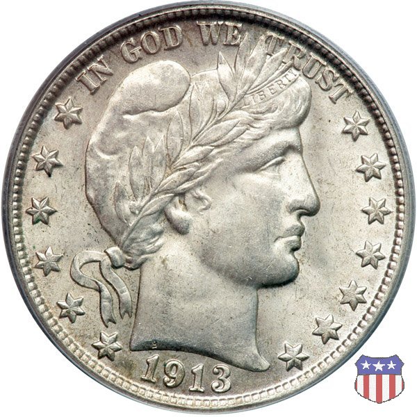 Barber or Liberty Head (1892-1915) 1913 (Denver)