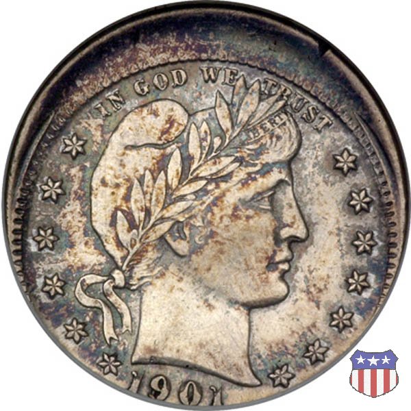 Barber or Liberty Head (1892-1916) 1901 (Philadelphia)