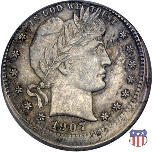 Barber or Liberty Head (1892-1916) 1907 (San Francisco)
