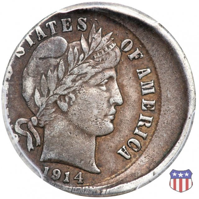 Barber or Liberty Head (1892-1916) 1914 (Denver)