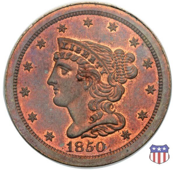 Braided Hair (1840-1857) 1850 (Philadelphia)
