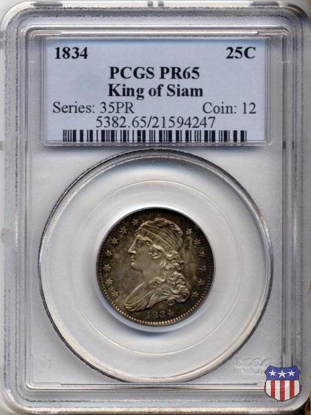 Capped Bust (1815-1838) 1834 (Philadelphia)