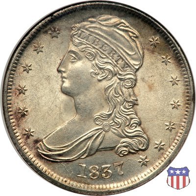 Capped Bust Reeded Edge (1836-1839) 1837 (Philadelphia)