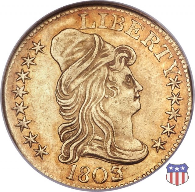 Capped Bust Right-Heraldic Eagle Rev. (1795-1807) 1803 (Philadelphia)