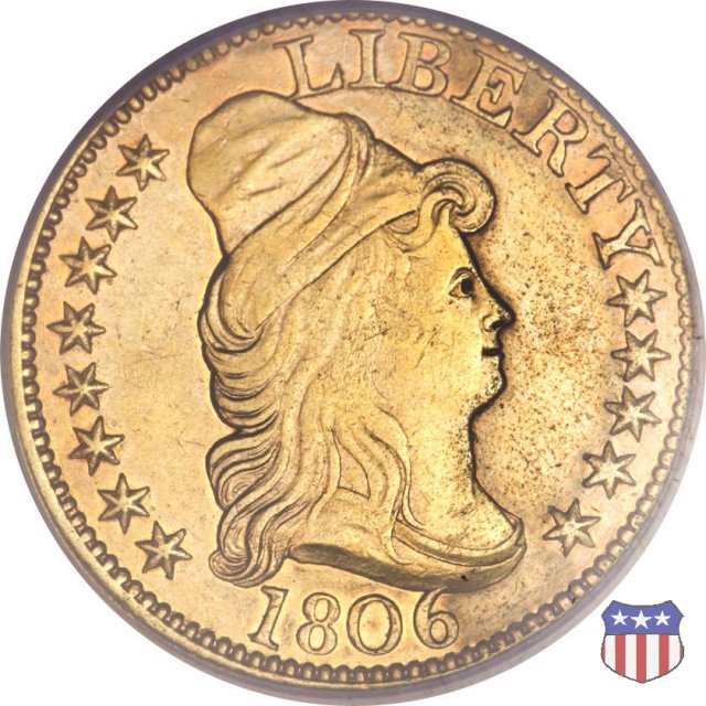 Capped Bust Right-Heraldic Eagle Rev. (1795-1807) 1806 (Philadelphia)