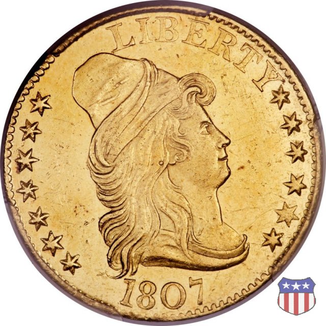 Capped Bust Right-Heraldic Eagle Rev. (1795-1807) 1807 (Philadelphia)