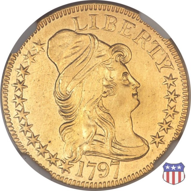 Capped Bust Right - Small Eagle Rev. (1795-1798) 1797 (Philadelphia)