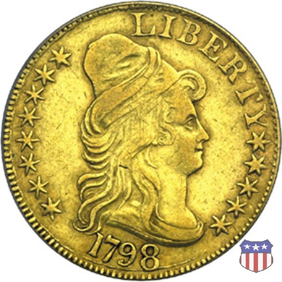 Capped Bust Right - Small Eagle Rev. (1795-1798) 1798 (Philadelphia)