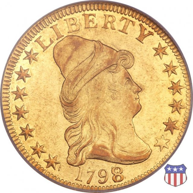 Capped Bust to Right - Heraldic Eagle (1797-1804) 1798 (Philadelphia)