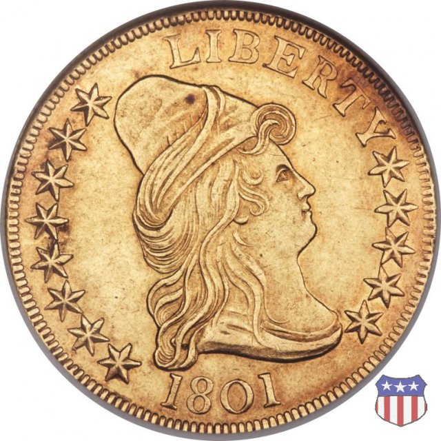 Capped Bust to Right - Heraldic Eagle (1797-1804) 1801 (Philadelphia)