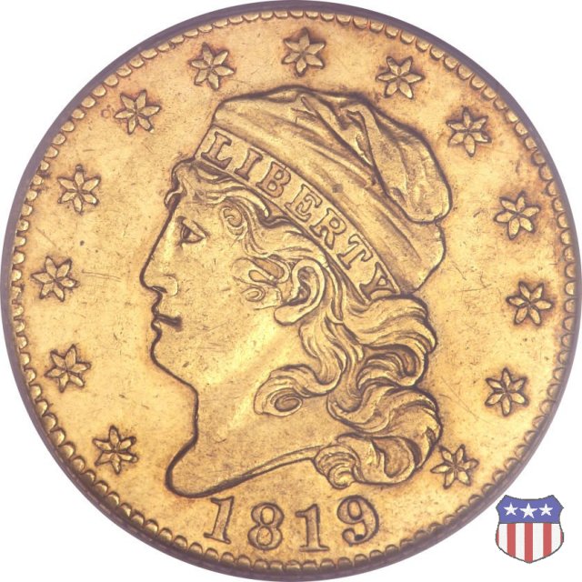 Capped Head to Left (1813-1834) 1819 (Philadelphia)