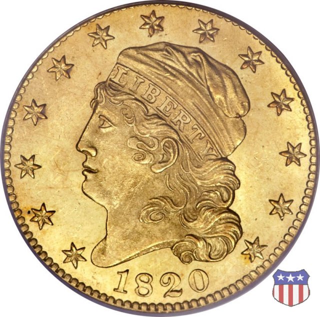 Capped Head to Left (1813-1834) 1820 (Philadelphia)