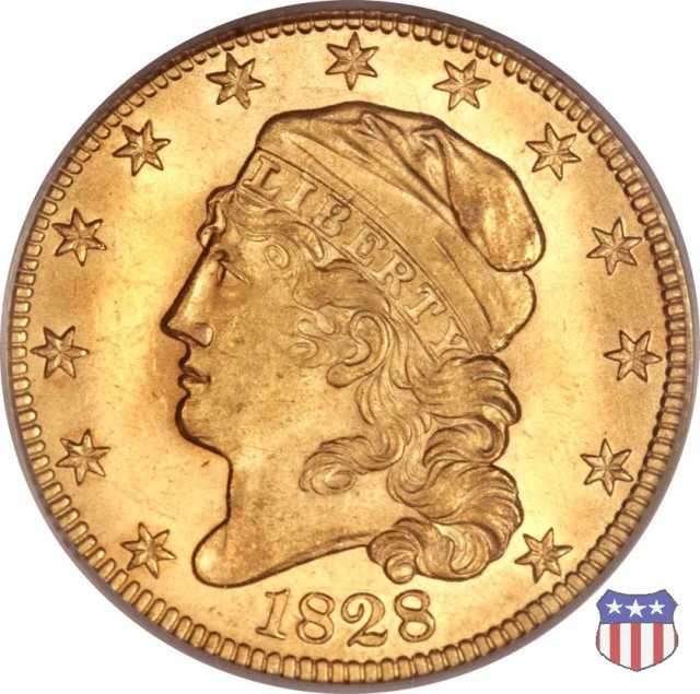 Capped Head to Left (1813-1834) 1828 (Philadelphia)