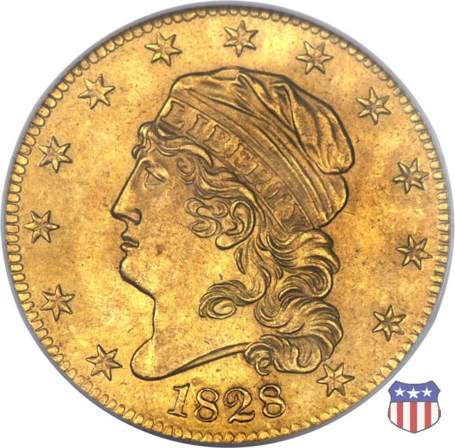 Capped Head to Left (1813-1834) 1828 (Philadelphia)