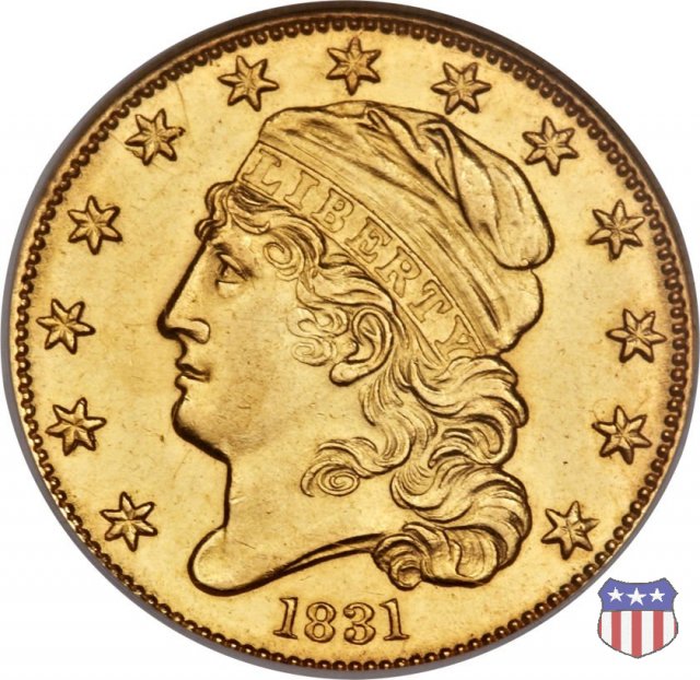 Capped Head to Left (1813-1834) 1831 (Philadelphia)