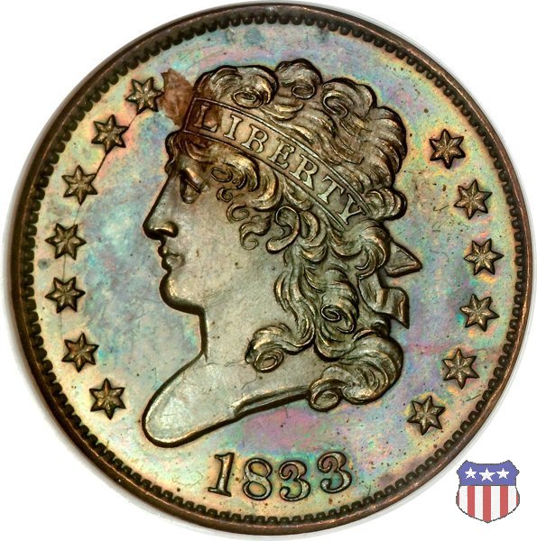 Classic Head (1809-1836) 1833 (Philadelphia)