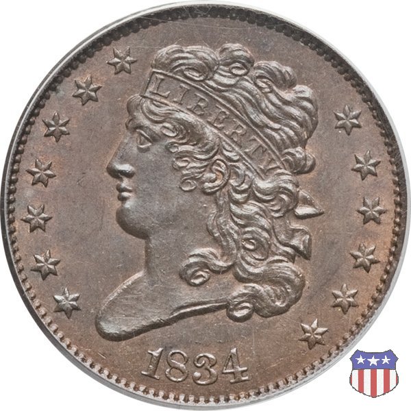 Classic Head (1809-1836) 1834 (Philadelphia)