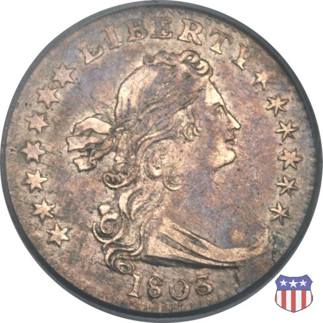 Draped Bust Heraldic Eagle Reverse (1800-1805) 1803 (Philadelphia)