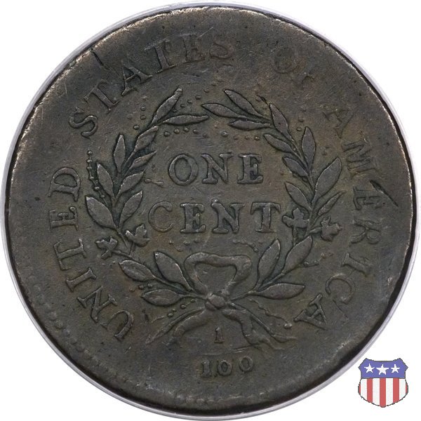 Flowing Hair - Wreath Reverse (1793) 1793 (Philadelphia)