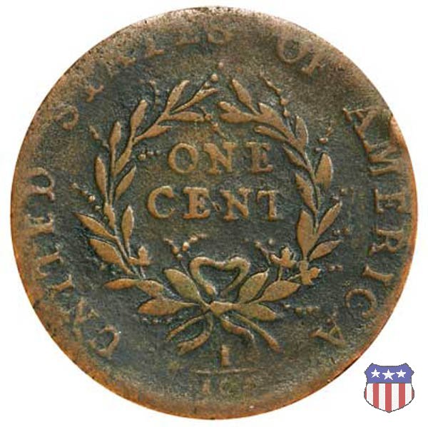 Flowing Hair - Wreath Reverse (1793) 1793 (Philadelphia)