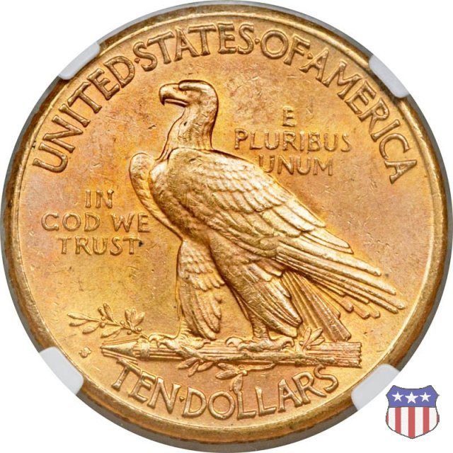 Indian Head, Motto on Reverse (1908-1933) 1910 (San Francisco)