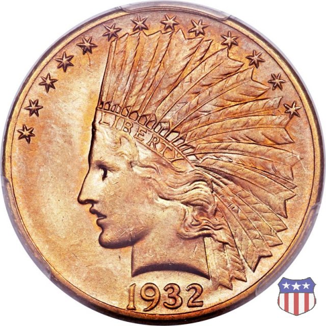 Indian Head, Motto on Reverse (1908-1933) 1932 (Philadelphia)