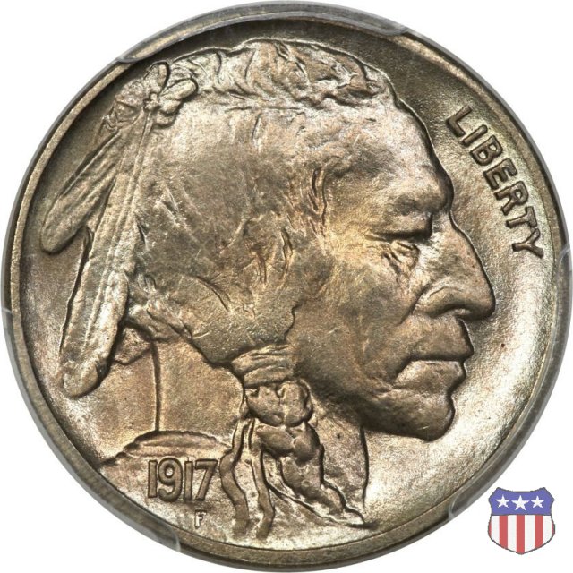 Indian Head or Buffalo (1913-1938) 1917 (Philadelphia)