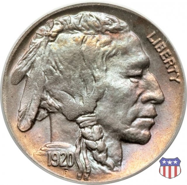 Indian Head or Buffalo (1913-1938) 1920 (Denver)