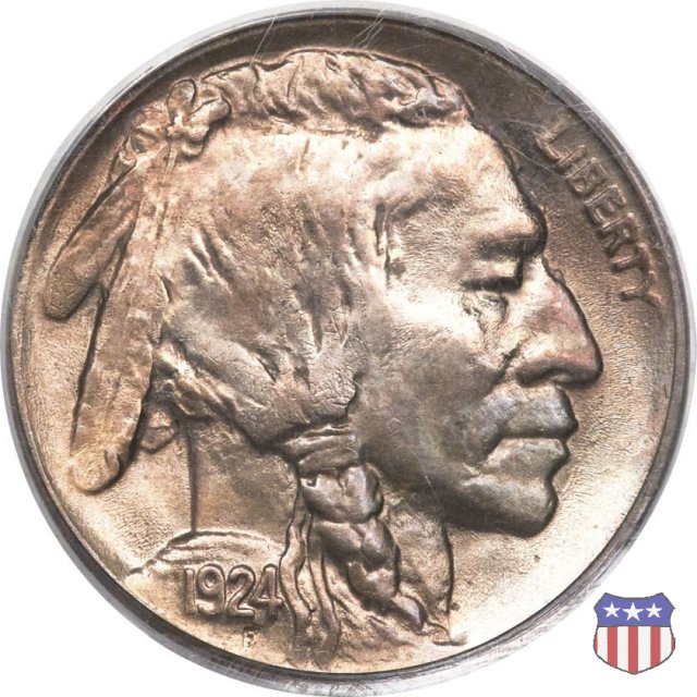 Indian Head or Buffalo (1913-1938) 1924 (Denver)