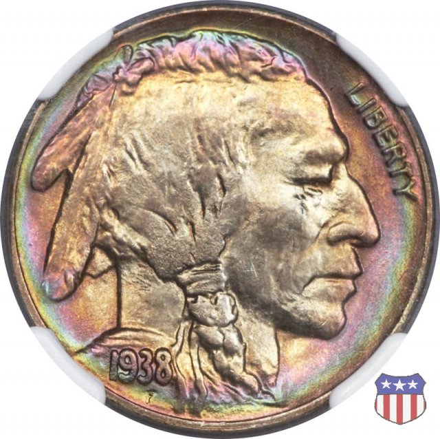 Indian Head or Buffalo (1913-1938) 1938 (Denver)