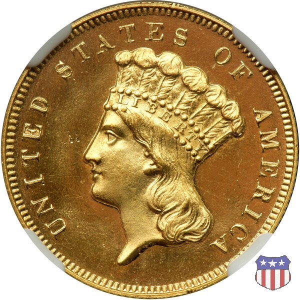 Indian Princess Head (1854-1889) 1869 (Philadelphia)