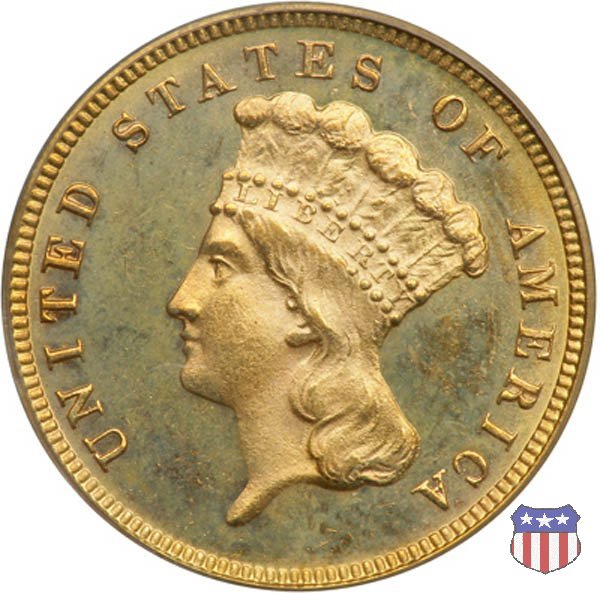 Indian Princess Head (1854-1889) 1882 (Philadelphia)