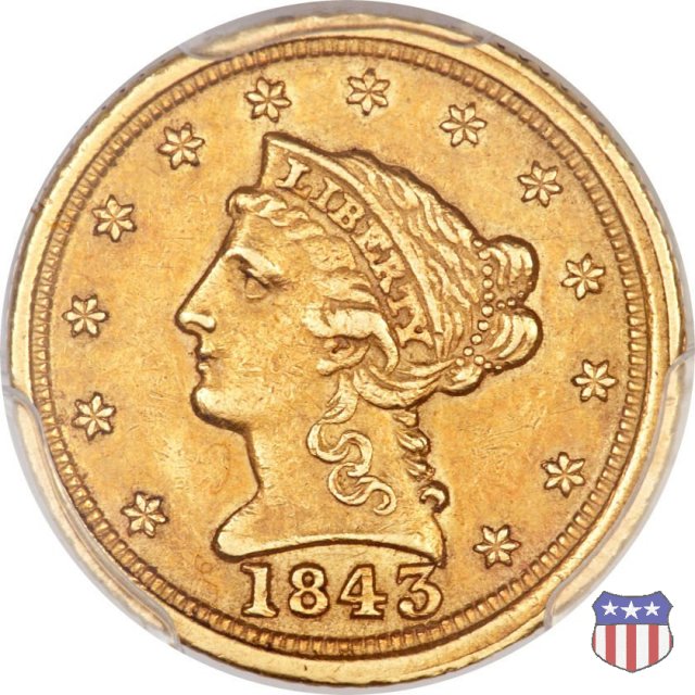 Liberty Head (1840-1907) 1843 (Charlotte)