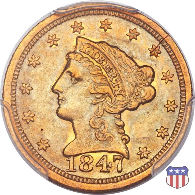 Liberty Head (1840-1907) 1847 (Dahlonega)