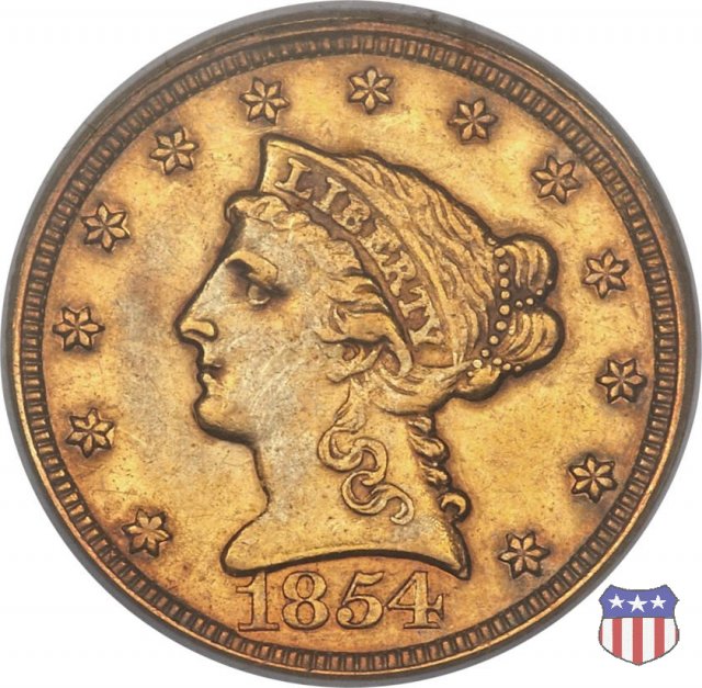 Liberty Head (1840-1907) 1854 (Charlotte)