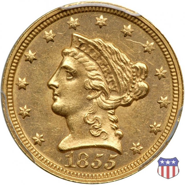 Liberty Head (1840-1907) 1855 (Charlotte)