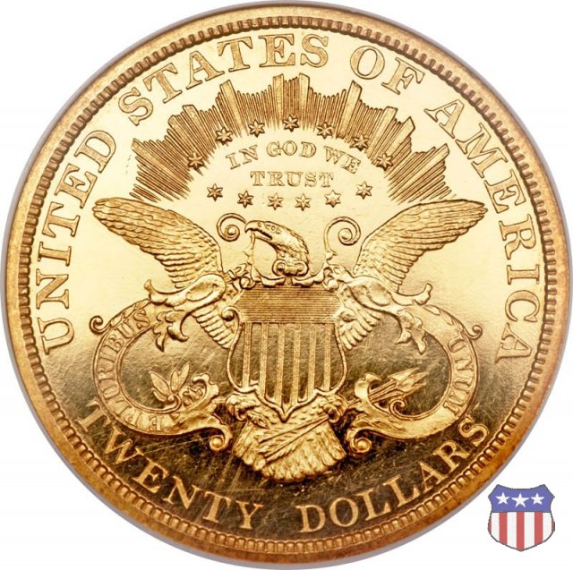 Liberty Head - Motto, TWENTY DOLLARS (1877-1907) 1878 (Philadelphia)