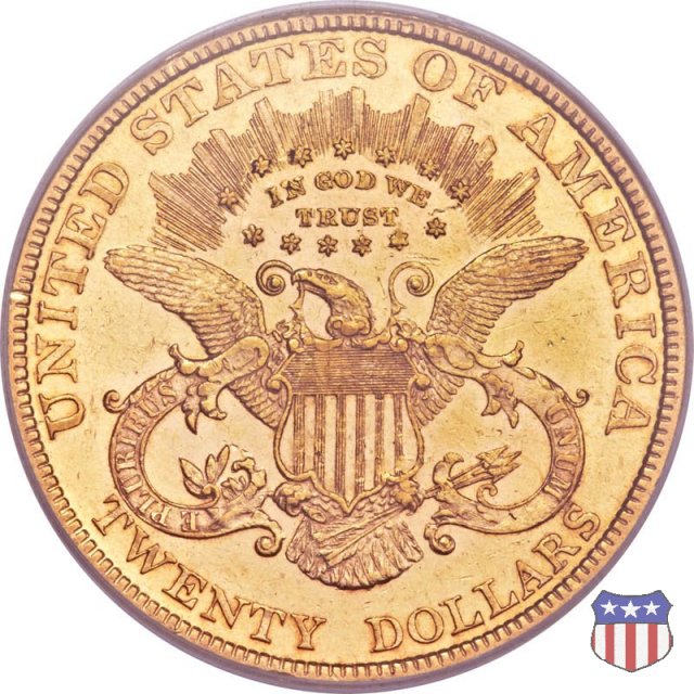 Liberty Head - Motto, TWENTY DOLLARS (1877-1907) 1885 (Philadelphia)