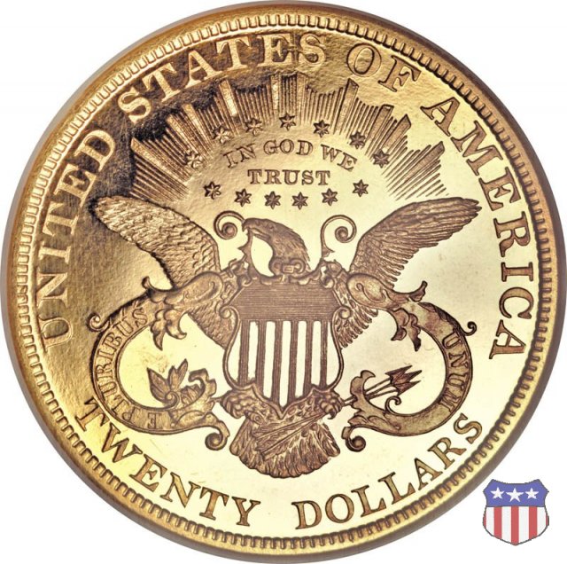 Liberty Head - Motto, TWENTY DOLLARS (1877-1907) 1888 (Philadelphia)