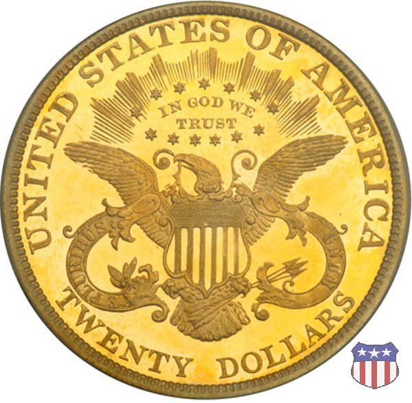 Liberty Head - Motto, TWENTY DOLLARS (1877-1907) 1892 (Philadelphia)