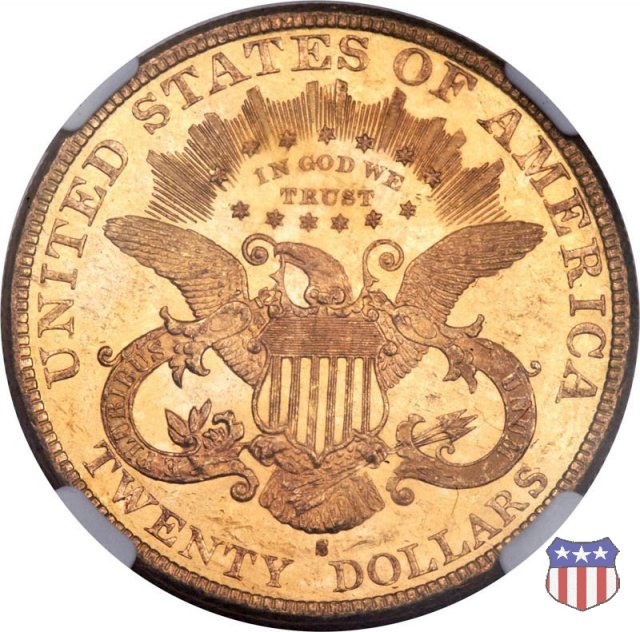 Liberty Head - Motto, TWENTY DOLLARS (1877-1907) 1895 (San Francisco)